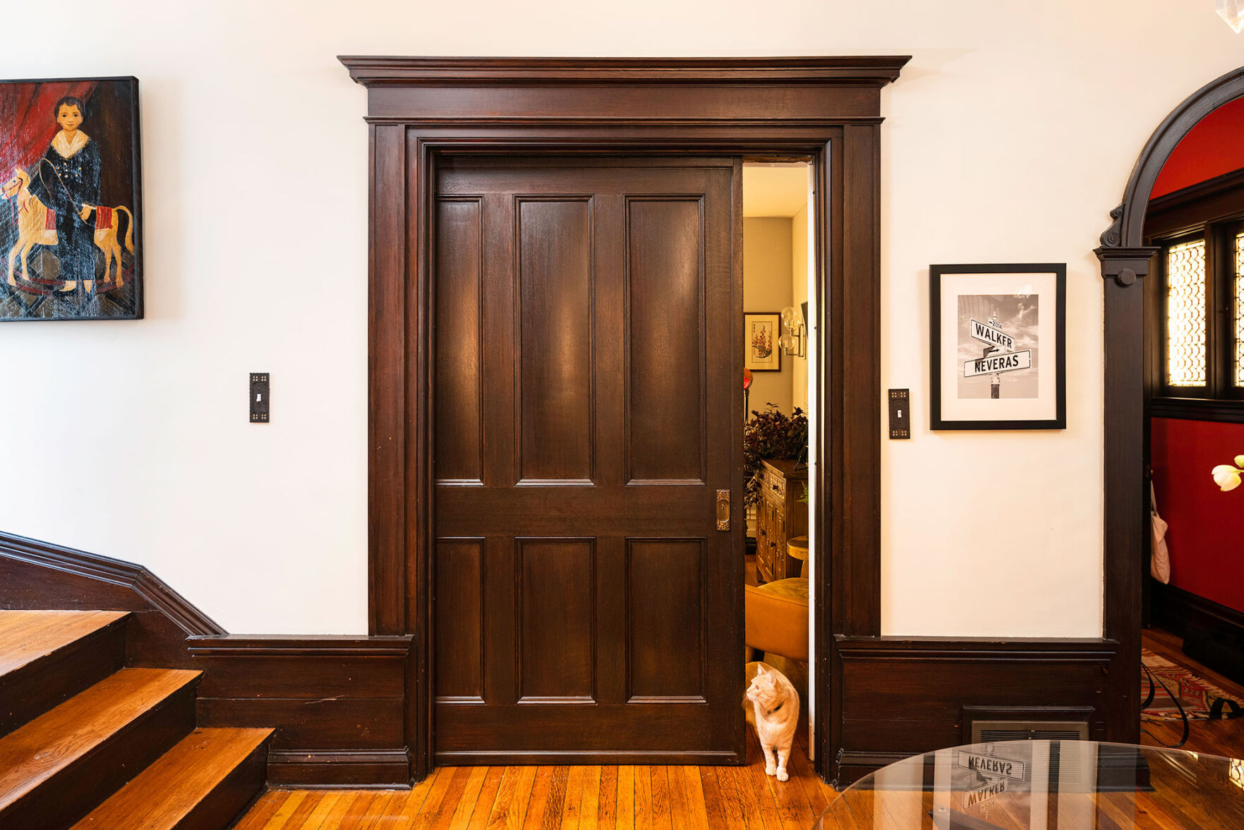 Original, seamless pocket door